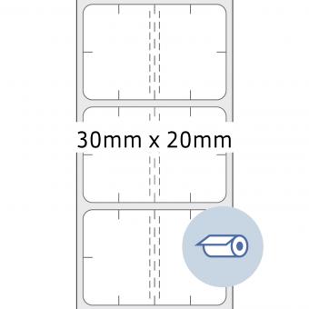 HERMA Tamper Evident etiketten, 58360, PP folie transparant, 30x20mm, 20.000 etiketten/rol 