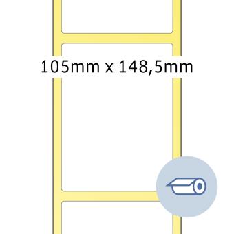 HERMA Rol etiketten thermotransfer, 58012, papier wit, 105x148,5 mm, 2.900 etik./rol/lev. 66 rol 