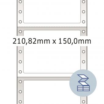 HERMA Computeretiketten doorlopend, 8269, papier wit, 210,82x150,00mm, 1.000 etiketten/pack 