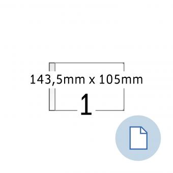 HERMA Etiketten op vellen A6, 8492, papier wit, 143,5x105 mm, 2.000 vel/2.000 etiketten 